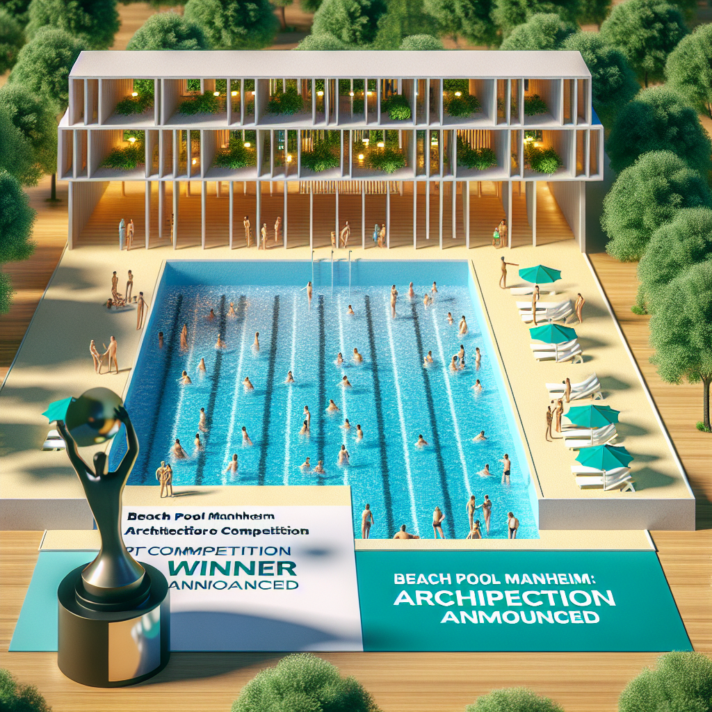 ARCHITEKTUR: **Strandbad Mannheim: Gewinner des Architektenwettbewerbs steht fest**

Der Gewinner des Architektenwettbewerbs für das Strandbad Mannheim ist das Architekturbüro "X", das mit dem Projekt "Wasserwelt Mannheim" den Freizeitbereich erweitert und modernisiert.