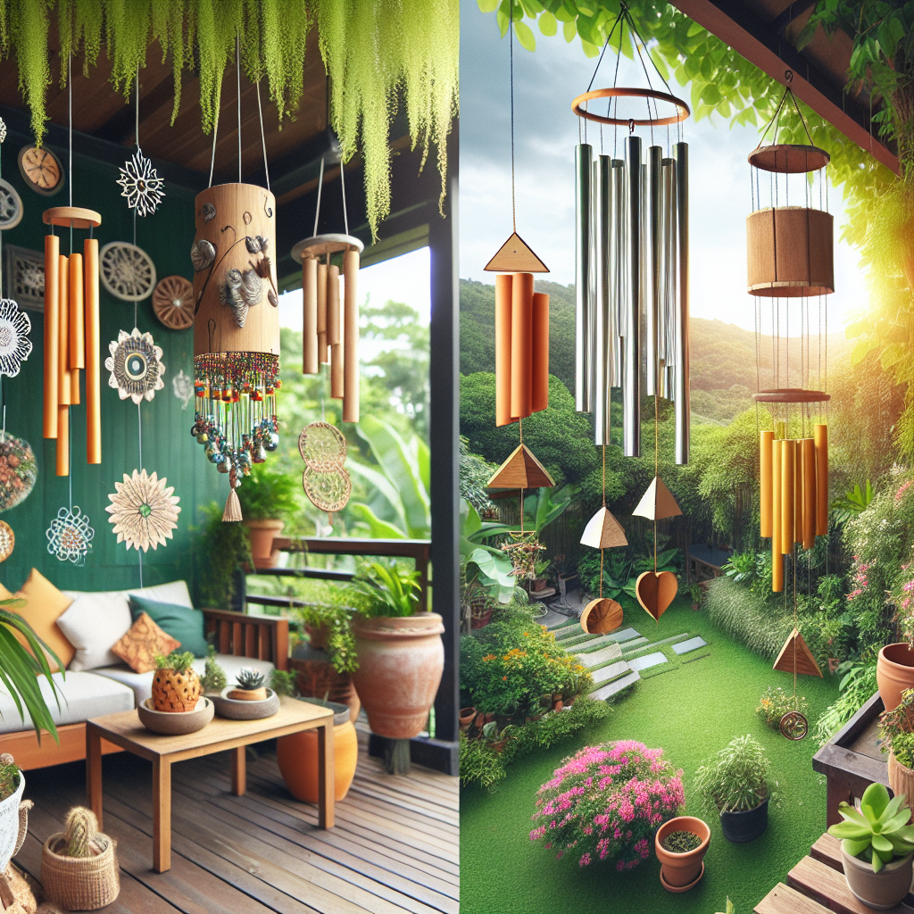 HEIMWERKEN: **13 DIY-Windspiele für Balkon und Garten: Kreative Projekte für eine frische Brise**