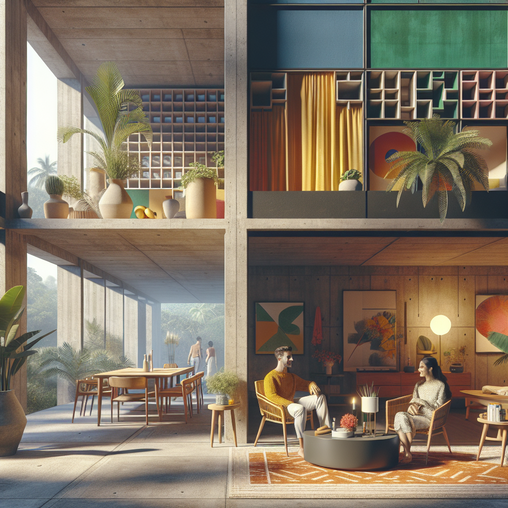 ARCHITEKTUR: **Brutalismus mit brasilianischem Flair: Midcentury-Wohnung in modernen Brutalismus-Stil umgewandelt**

Die Renovierung einer Midcentury-Wohnung in einen modernen Brutalismus-Stil durch zwei Freunde in Brasilien, die durch ihre robuste und unverzierte Architektur bekannt ist.