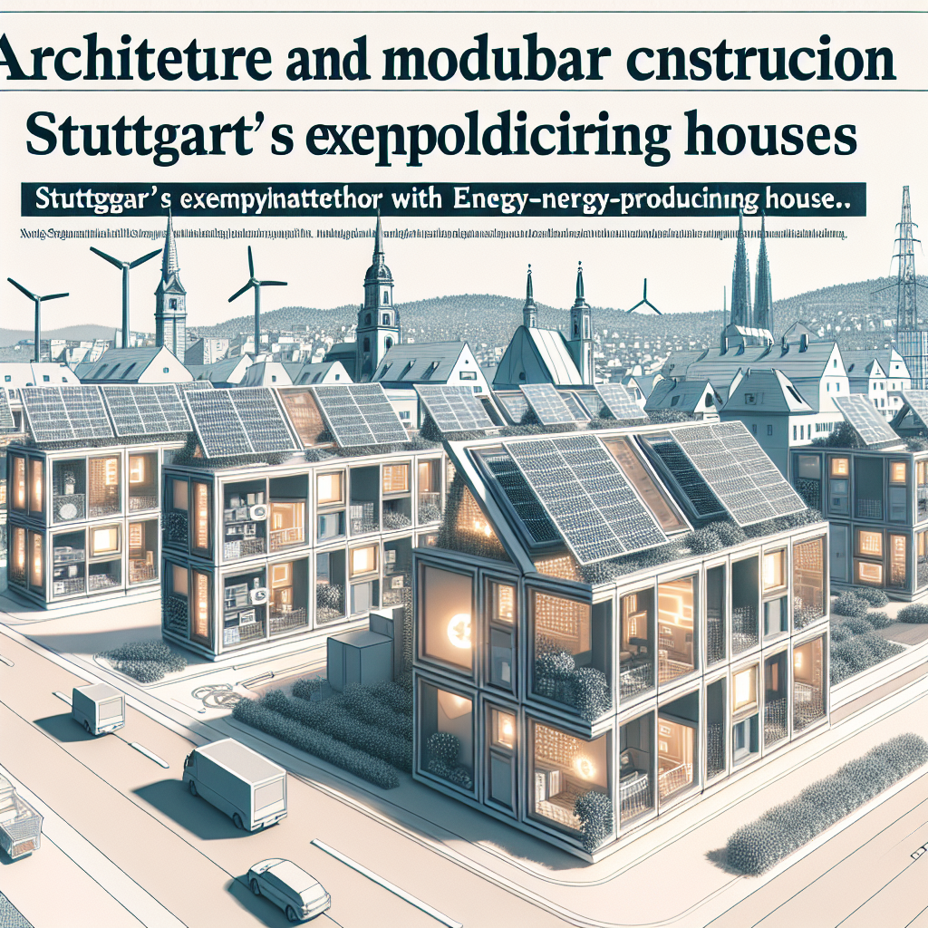 ARCHITEKTUR: Stuttgarter Vorzeigequartier: Architektur und Modulbau in Stuttgart – Häuser, die Energie produzieren