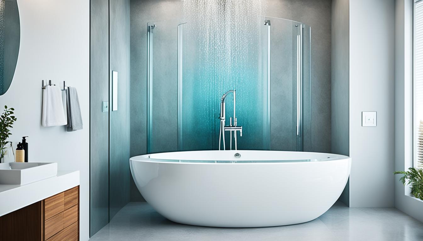 duschwand glas badewanne