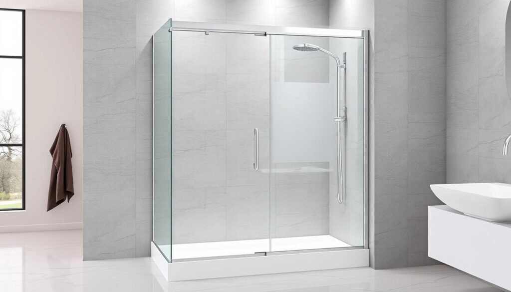 Komplettdusche 80x80x190 mit Sicherheitsglas