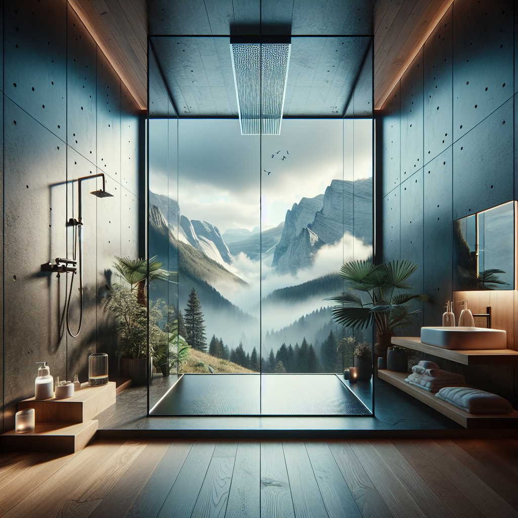 duschwand glas