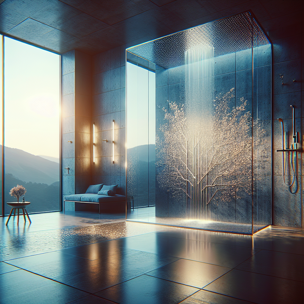 duschwand glas