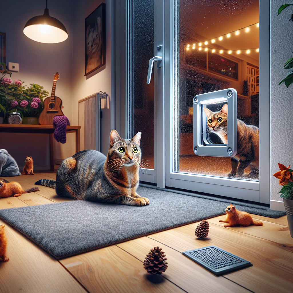 Optimale Lösung für dein Zuhause Katzenklappe Glastür Integration