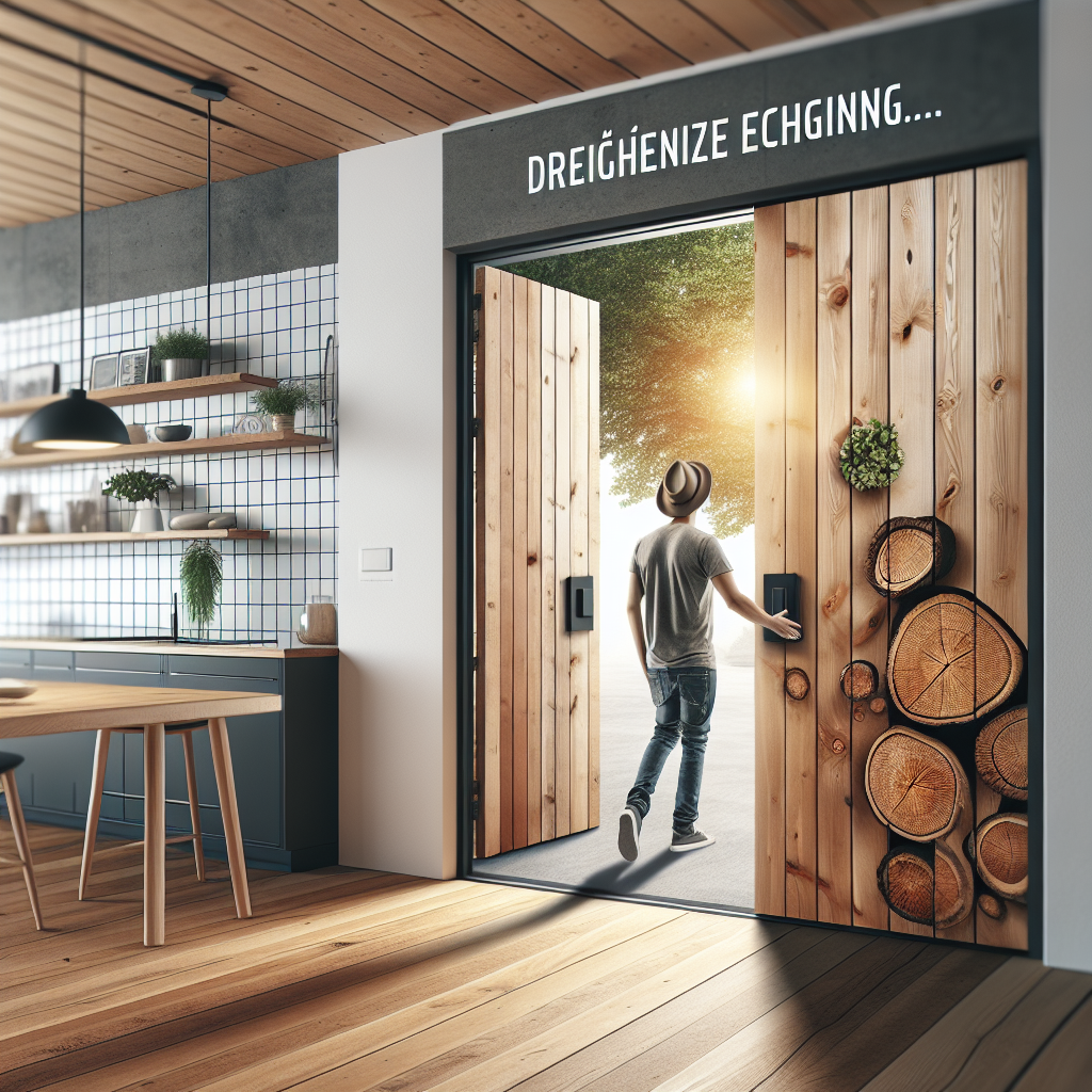 schiebetür aus holz