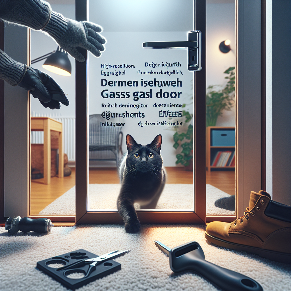 Katzenklappe Glastür: Die perfekte Lösung für deine Fellnase