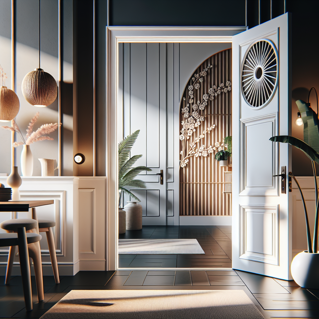 innentüren weiß mit glas modern