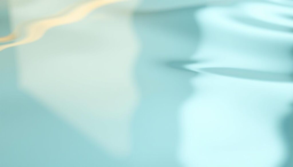A high-quality, seamless glass surface with a lustrous, unblemished finish. The surface appears almost liquid-like, with a smooth, reflective sheen that gently refracts the surrounding light. Subtle gradients and variations in the surface texture create a captivating interplay of light and shadow, conveying a sense of depth and dimension. The glass is meticulously clean, free of any visible imperfections, fingerprints, or blemishes, exuding a pristine, hygienic appearance. The lighting is diffused and even, creating a soft, warm ambiance that enhances the natural beauty of the material. The perspective is close-up and slightly angled, allowing the viewer to appreciate the surface's intricate details and flawless finish.