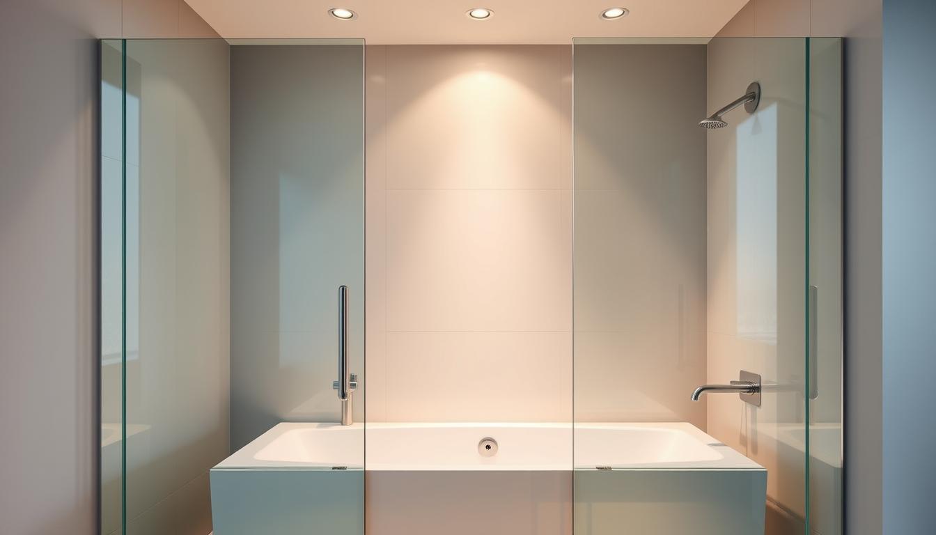 duschwand für badewanne