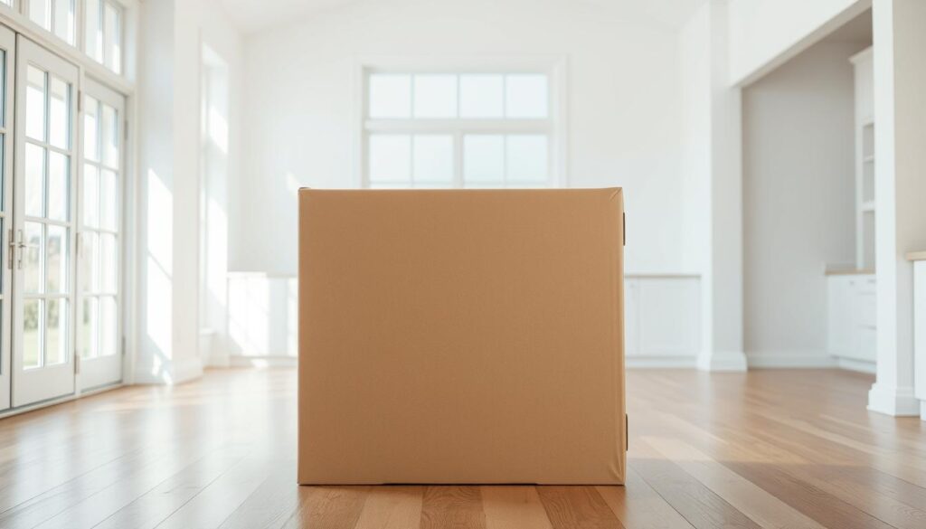 A well-packaged delivery box, standing in a bright, minimalist room with clean white walls and hardwood floors. The box is sleek and streamlined, with the brand's logo prominently displayed. Soft, natural lighting filters in through large windows, casting a warm glow on the scene. The box appears sturdy and secure, conveying a sense of care and attention to detail in the shipping process. The overall atmosphere is one of professionalism, efficiency, and customer-centric service, reflecting the high-quality and personalized nature of the kitchen cabinetry being delivered. A well-packaged delivery box, standing in a bright, minimalist room with clean white walls and hardwood floors. The box is sleek and streamlined, with the brand's logo prominently displayed. Soft, natural lighting filters in through large windows, casting a warm glow on the scene. The box appears sturdy and secure, conveying a sense of care and attention to detail in the shipping process. The overall atmosphere is one of professionalism, efficiency, and customer-centric service, reflecting the high-quality and personalized nature of the kitchen cabinetry being delivered.