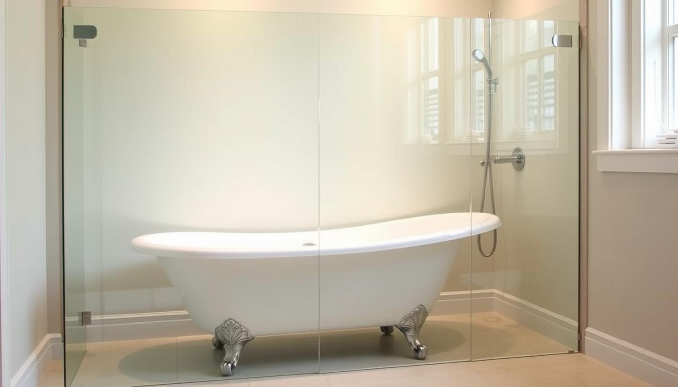 duschwand für badewanne ecke