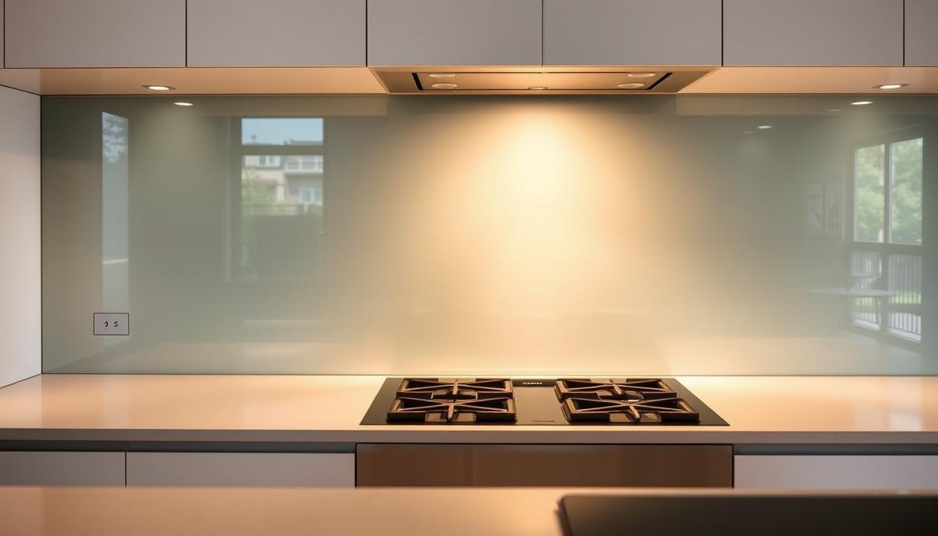 küchenrückwand aus glas