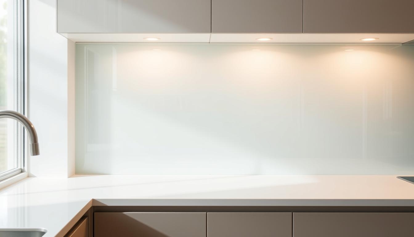 küchenrückwand aus glas