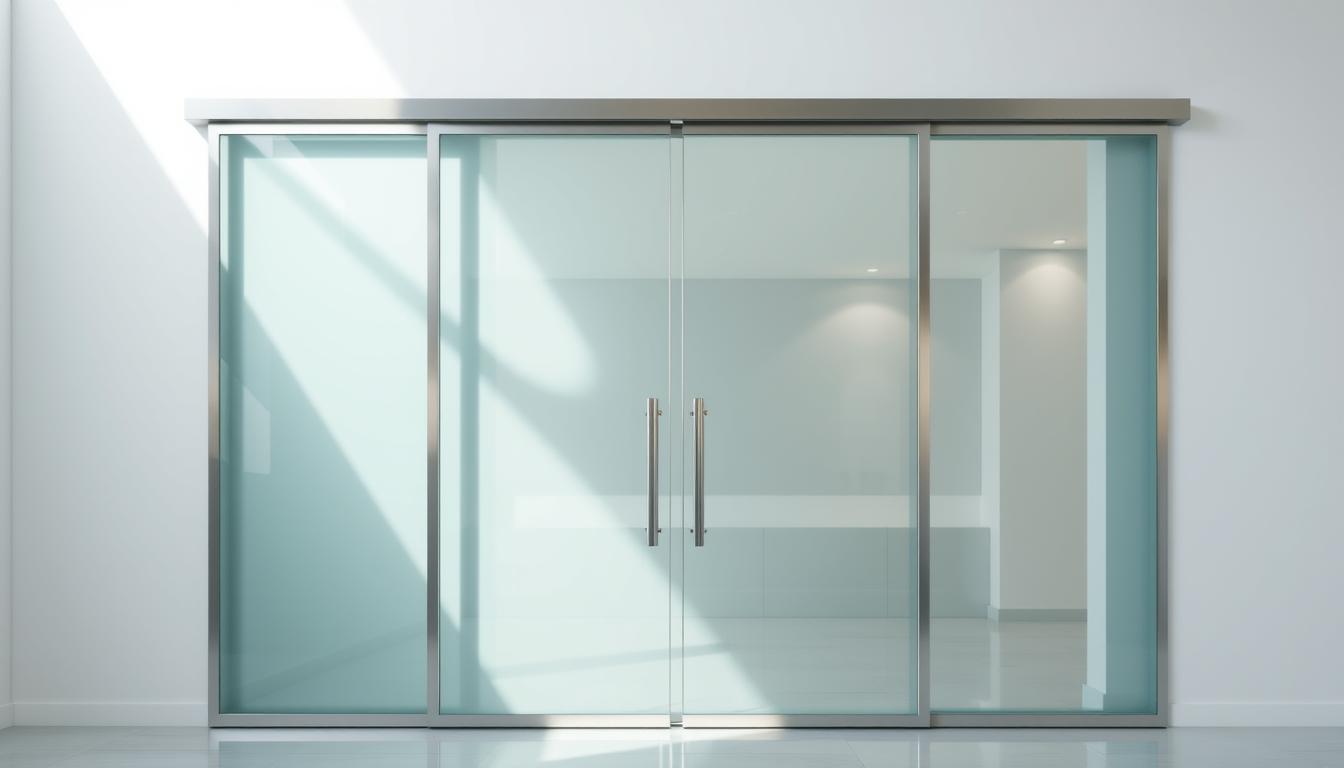 schiebetür aus glas