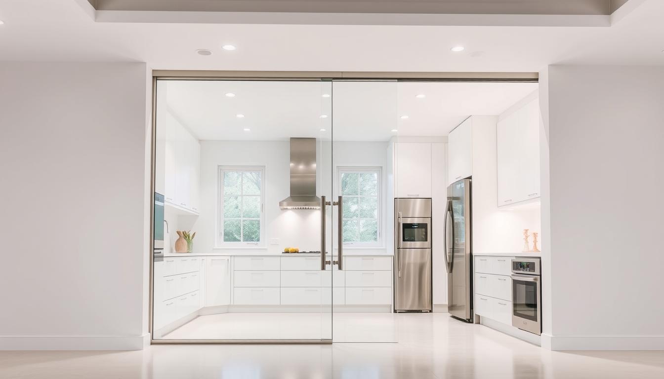 Schiebetür Glas Küche - Maßgeschneiderte Lösungen von Glastuerhop24 schiebetür glas küche