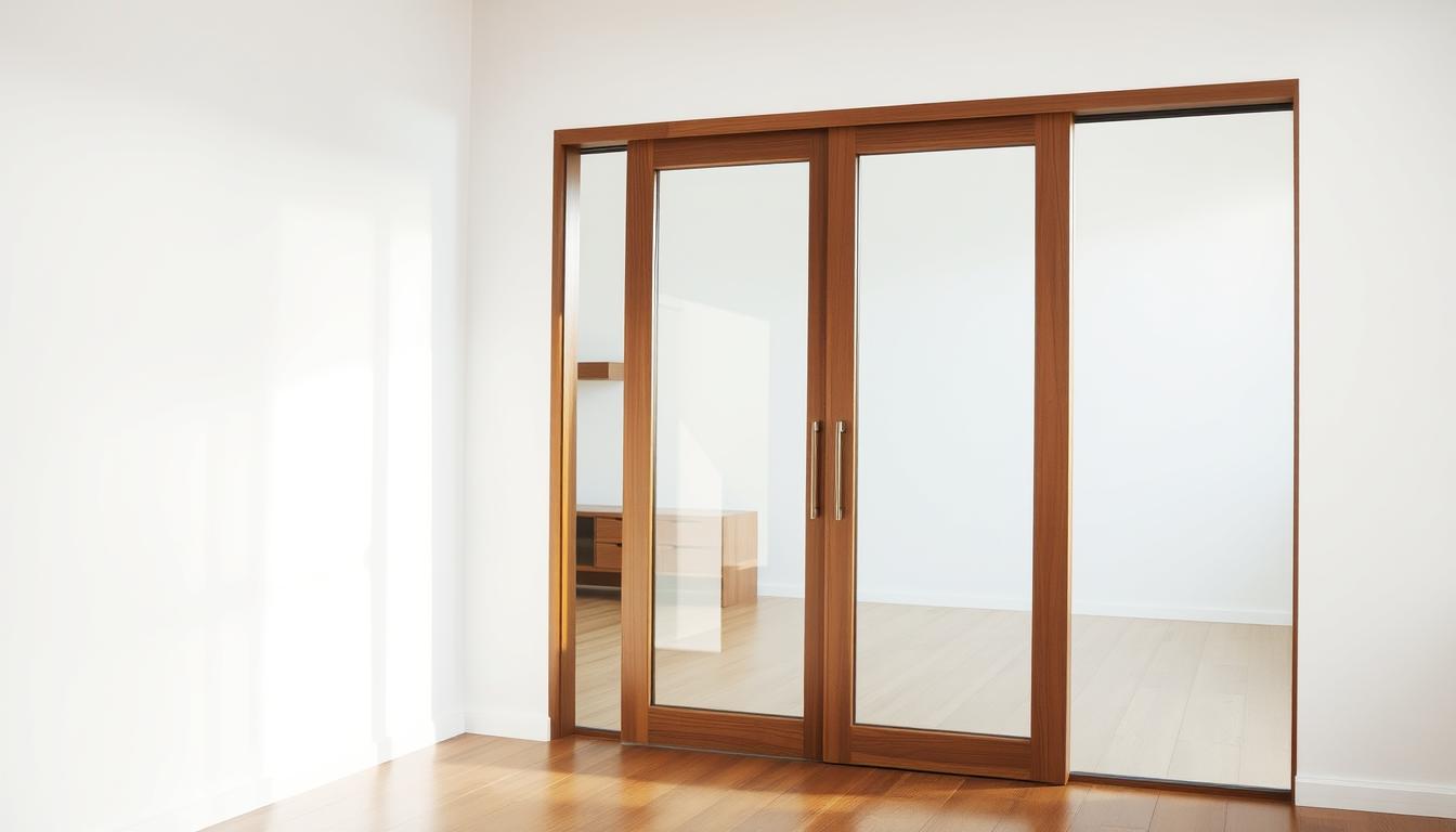 Schiebetür Holz Glas - Elegante Lösungen für Ihr Zuhause - Glastuerhop24 schiebetür holz glas