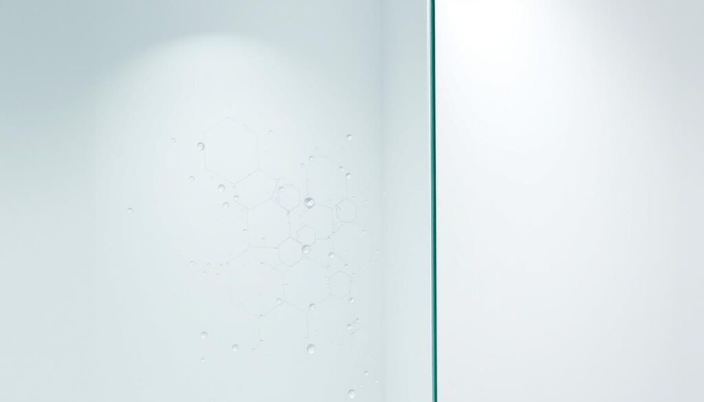 A transparent glass shower panel set against a minimalist white backdrop, capturing the essence of "Preise transparent" - individual design solutions versus standard offerings. Soft, diffused lighting illuminates the glass, revealing its clarity and showcasing the intricate textures and patterns that can be customized to the user's preferences. The panel is positioned at a slight angle, creating a sense of depth and inviting the viewer to explore the versatility of the product. The overall composition conveys a sense of sophistication, modernity, and the ability to tailor a bathroom's aesthetic to personal style. A transparent glass shower panel set against a minimalist white backdrop, capturing the essence of "Preise transparent" - individual design solutions versus standard offerings. Soft, diffused lighting illuminates the glass, revealing its clarity and showcasing the intricate textures and patterns that can be customized to the user's preferences. The panel is positioned at a slight angle, creating a sense of depth and inviting the viewer to explore the versatility of the product. The overall composition conveys a sense of sophistication, modernity, and the ability to tailor a bathroom's aesthetic to personal style.