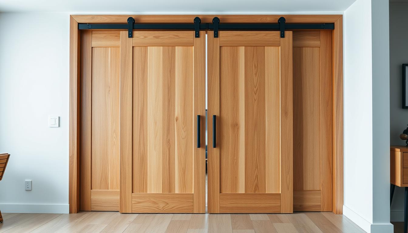 schiebetür holz komplettset